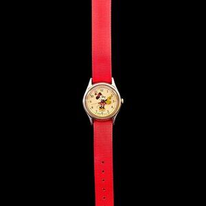 Disney-1990's Lorus by Seiko Quartz Minnie Mouse Womens Watch